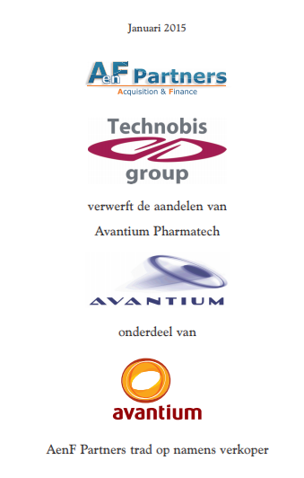 Avantium Pharmatech jan 2015