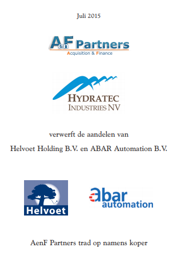 Hydratec Industries juli 2015