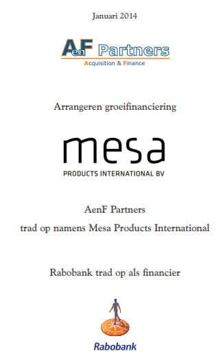 Mesa Products International jan 2014